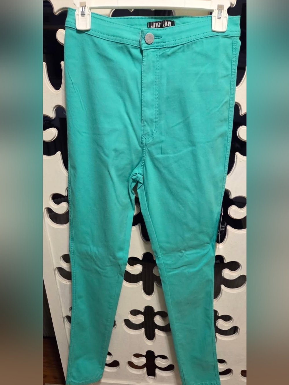Jc & Jq Green Skinny Stretch Pants